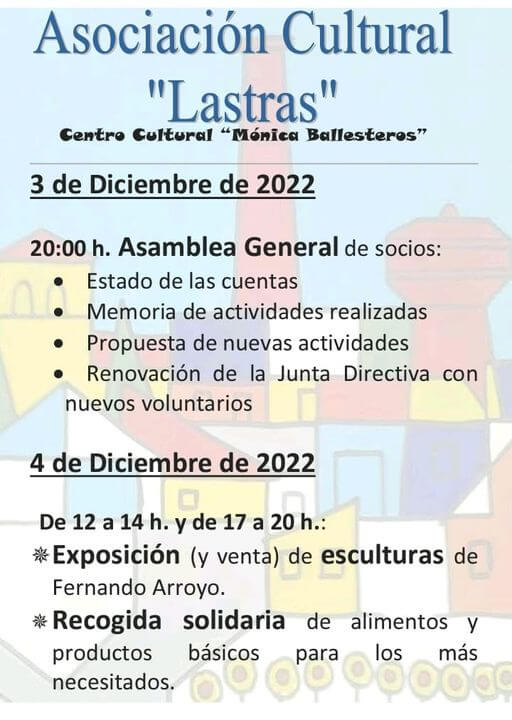 actividades asoc lastras diciembre 2022