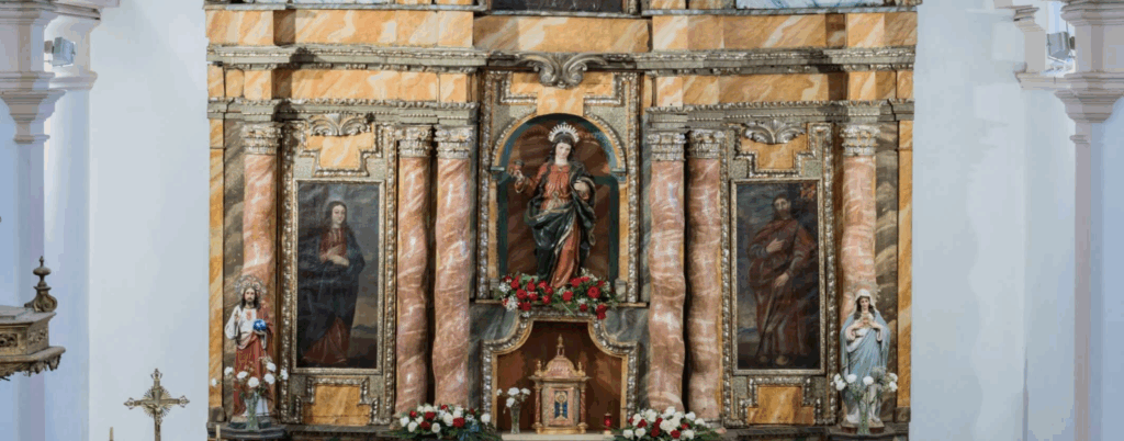 altar iglesia santa maria magdalena iglesia lastras de cuellar