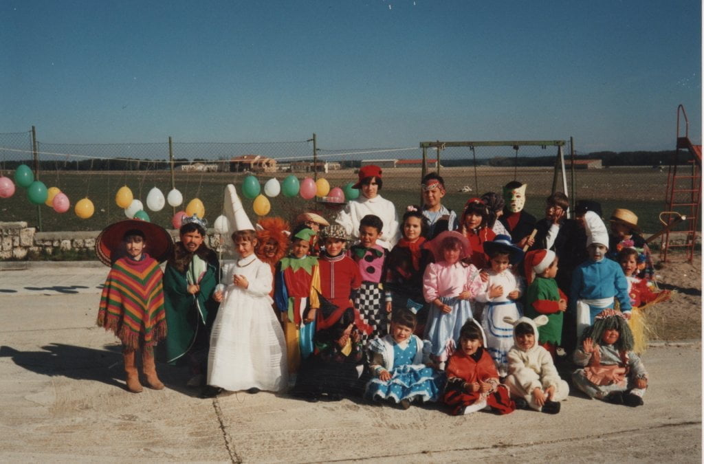 carnaval en el cole de lastras1995