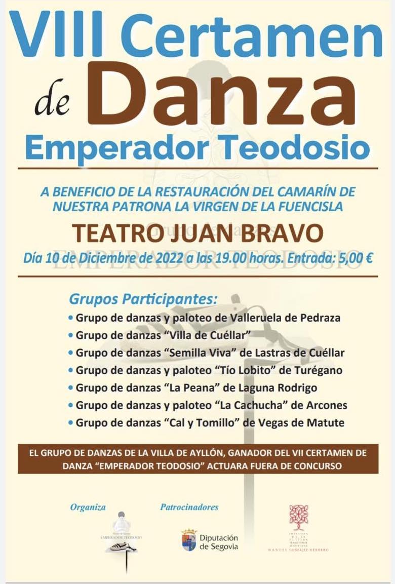 grupo semilla viva delastras de cuellar en viii certamen de danza emperador teodosio 1