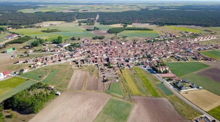 Lastras de Cuéllar vista a aerea