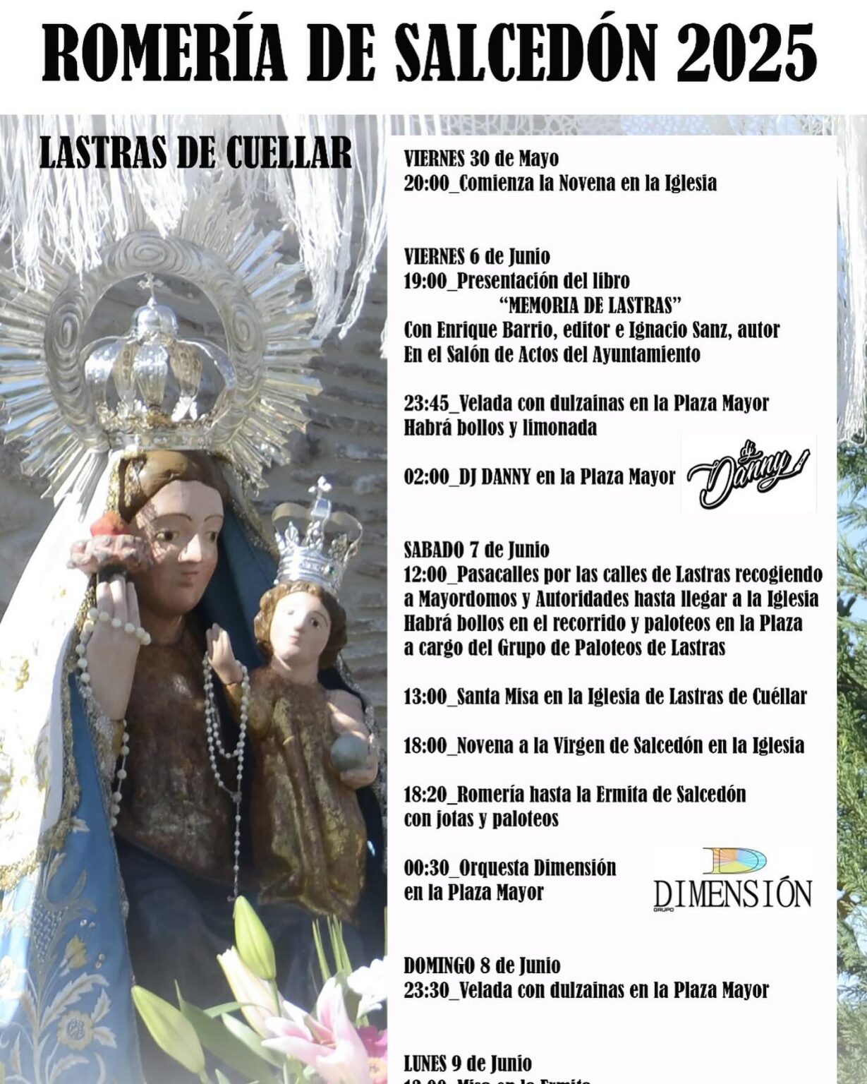 romeria 2025 lastras de cuellar