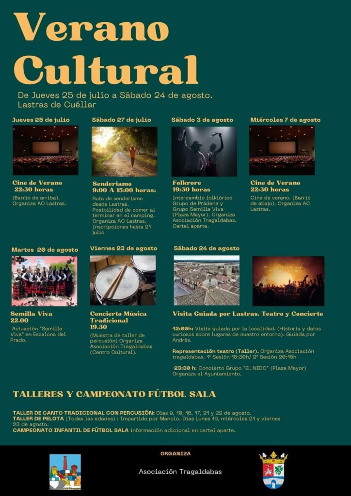 verano cultural lastras de cuellar 2024